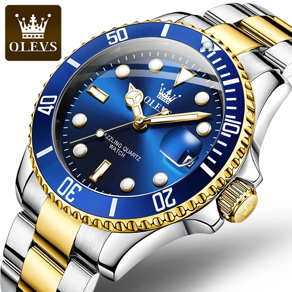 Olevs 5885 Luxury Quartz Men's Watch