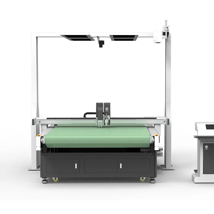 Cheap CNC Automatic Leather Digital Cutter Machine Leather Shape Genuine Shoe Sofa Cutting Machine with Oscillating Knife