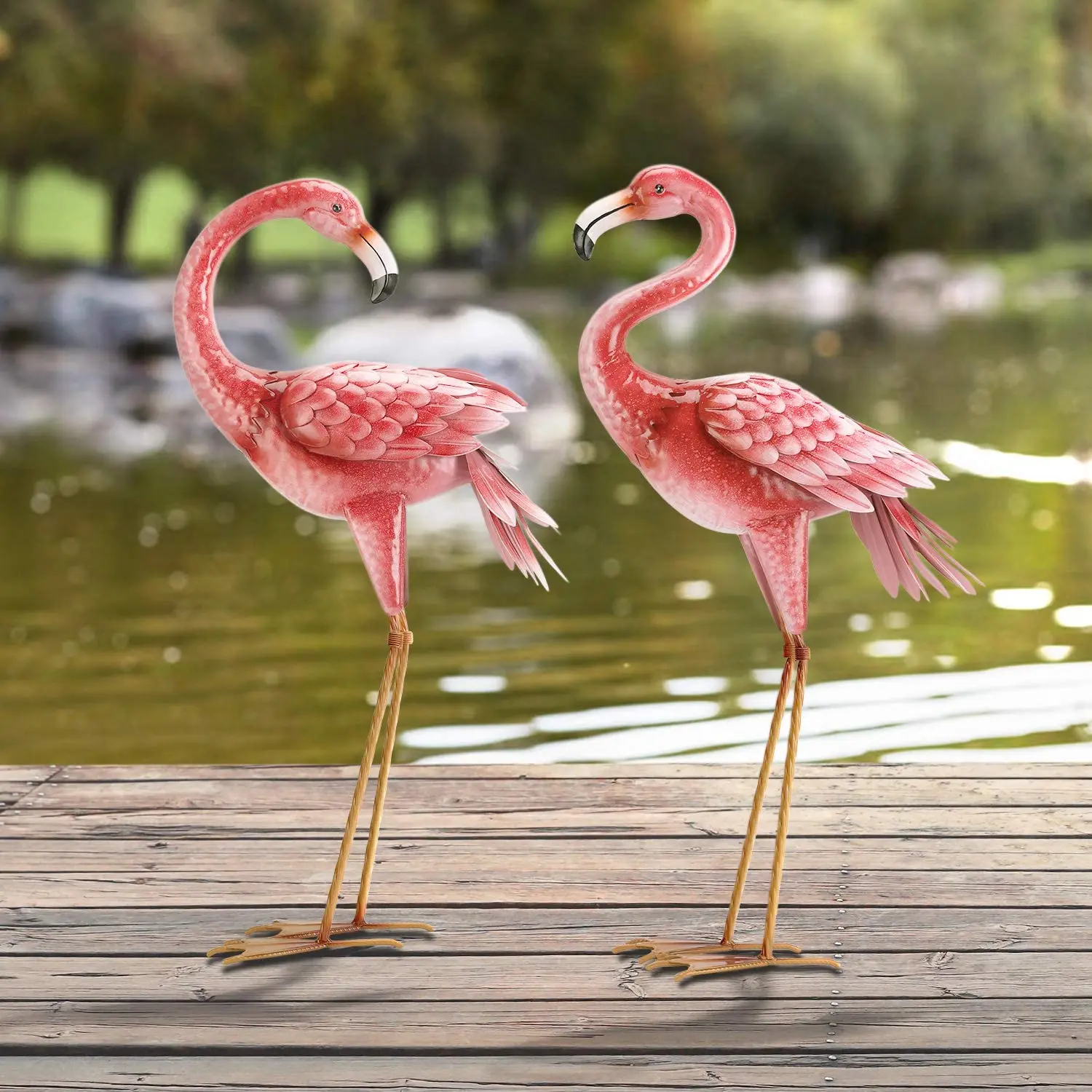 Figurine Flamand rose, flamand rose décoration, gâteau flamand rose