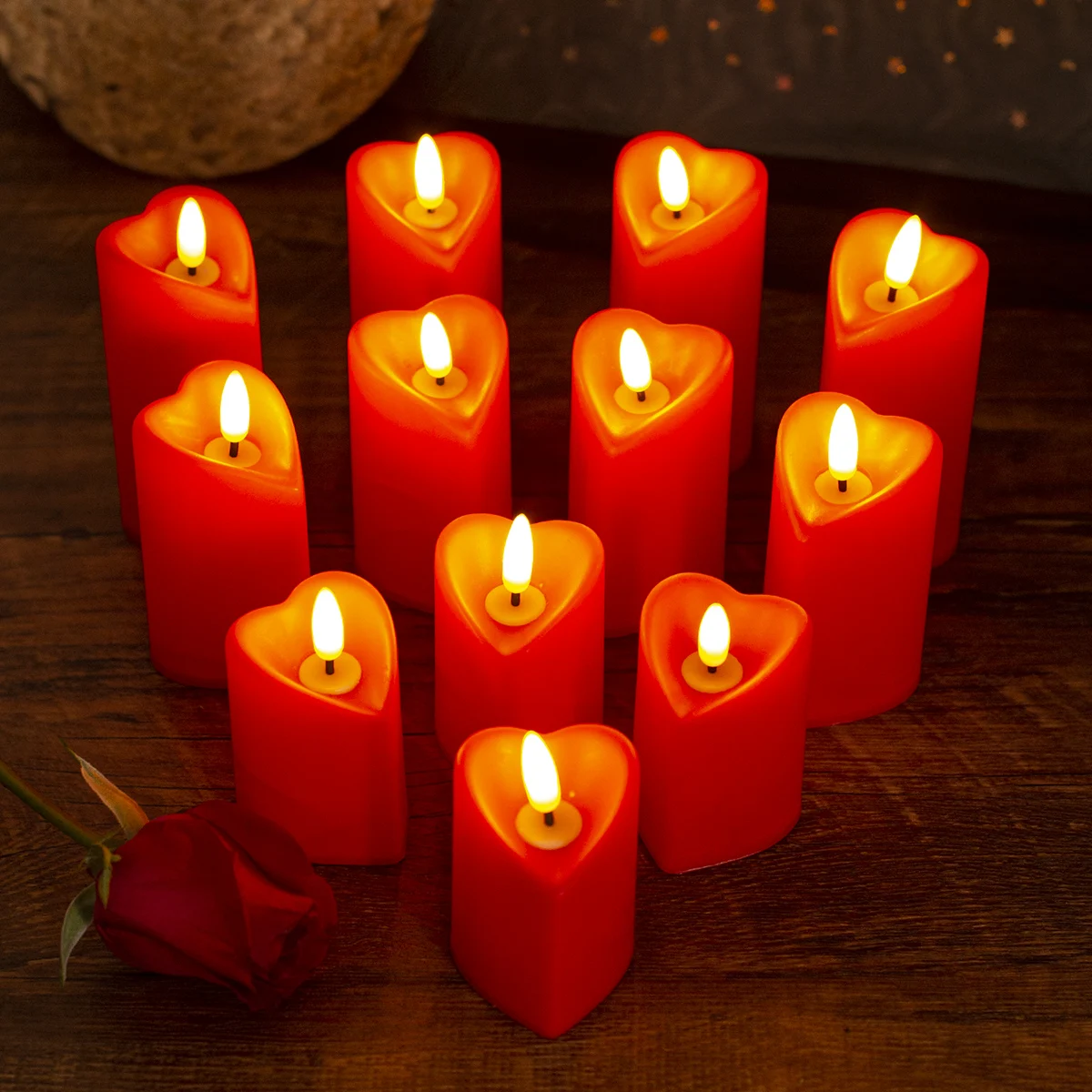 product flameless led love candle plastic customizable lamp head valentines day candlelight dinner romantic atmosphere home decor-30