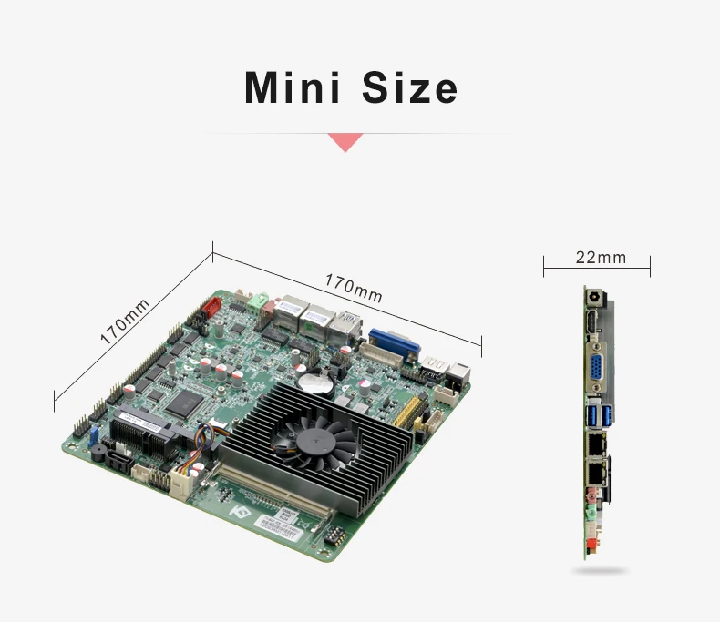 インテル第4世代 Core i3/i5/i7 6 RS232 COM 12V DC電源 VGA HD LVDS