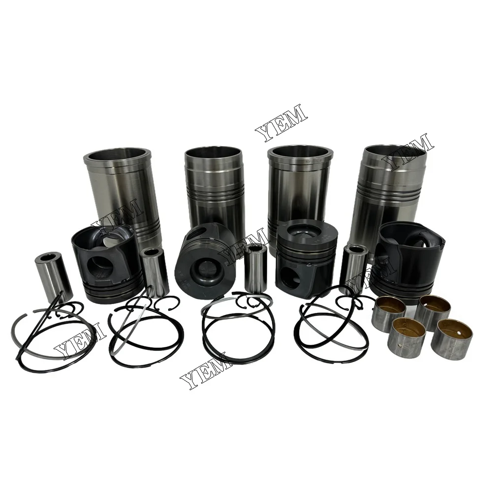 Cylinder Liner Kit Fit for SDEC D4114ZG3B Engine 4