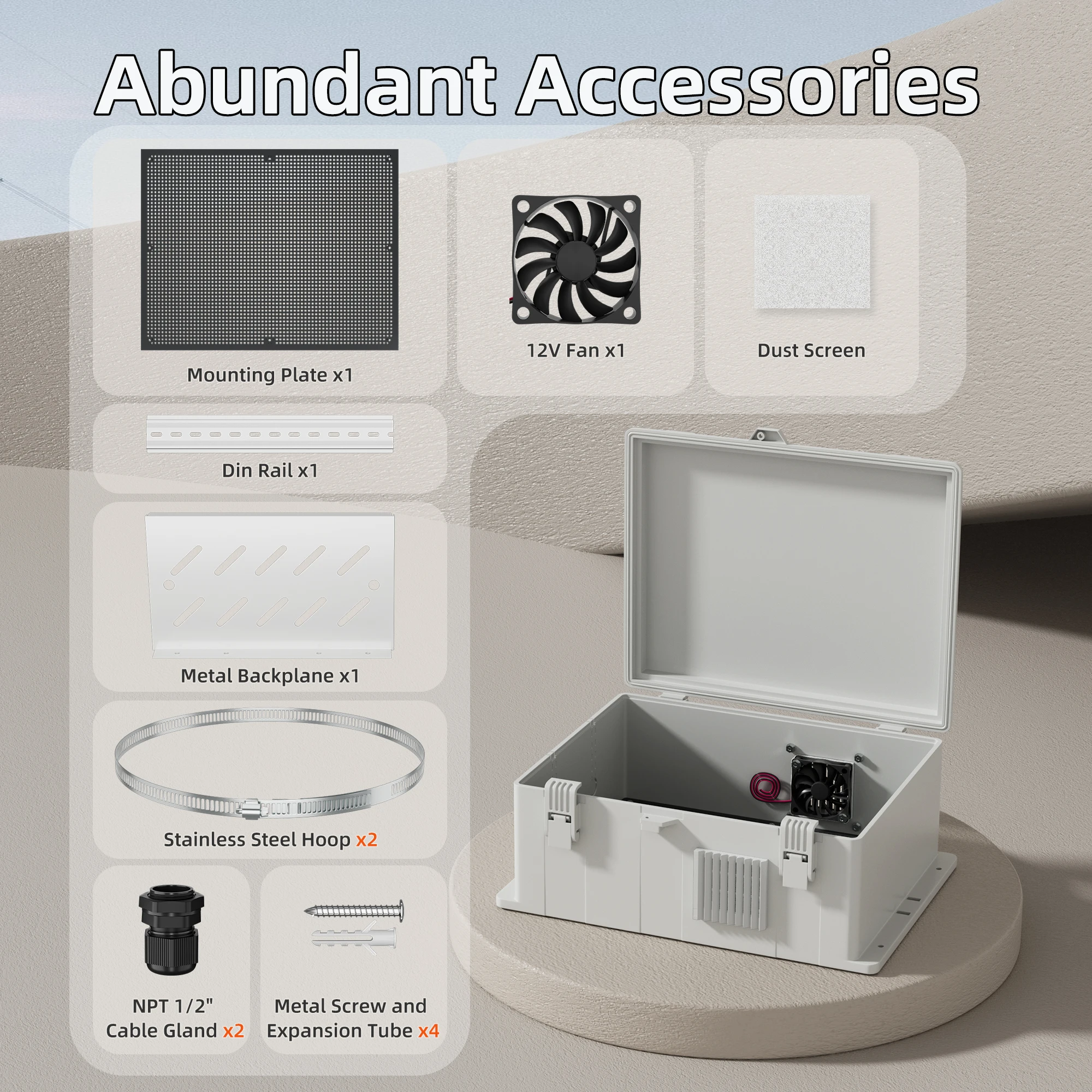 Boîte De Jonction ABS 100x100x70mm, Boîtier électrique Isolé