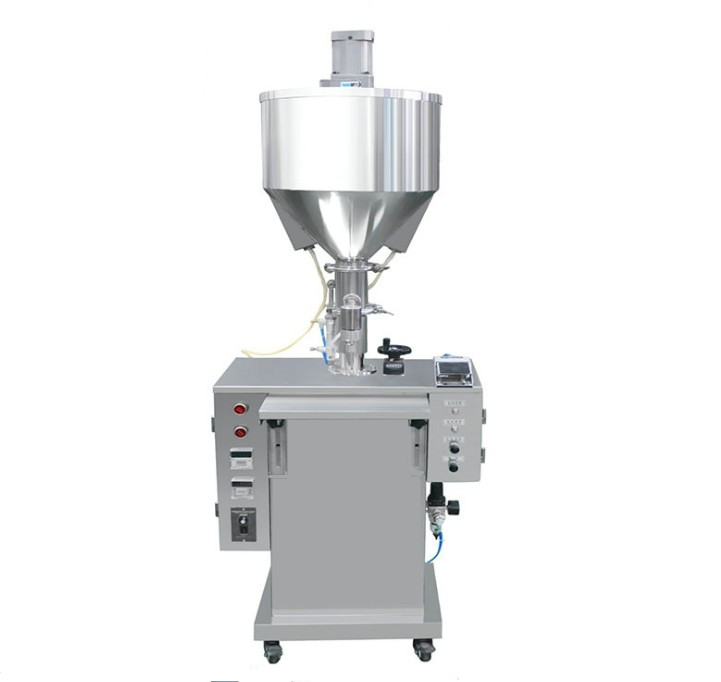 Машина для розлива крема пневматического типа, машина для розлива маслом маленькой дозы, машина для розлива пасты с нагревателем и смесителем