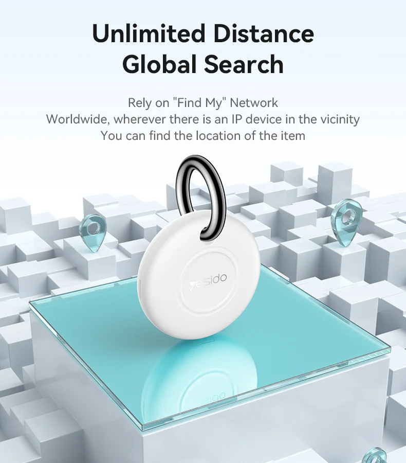 Yesido Precise Global Positioning Built-in Buzzer Long Standby Time Global Find Locator EC14