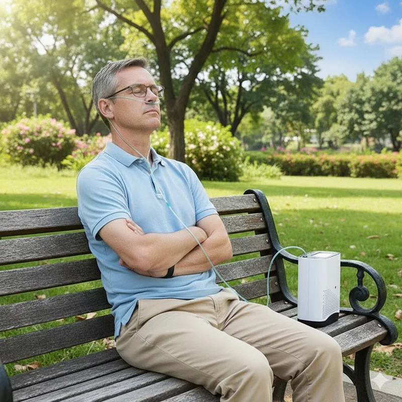 90%-os oxigén-tisztaságú orvosi oxigénkoncentrátor otthoni vagy kültéri használatra