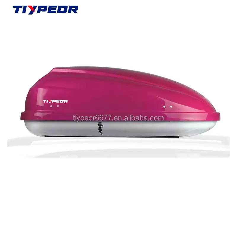 product pink cargo box 370l high quality universal customization abs car roof top carriers car roof rack box for suv cargo carrier533-4