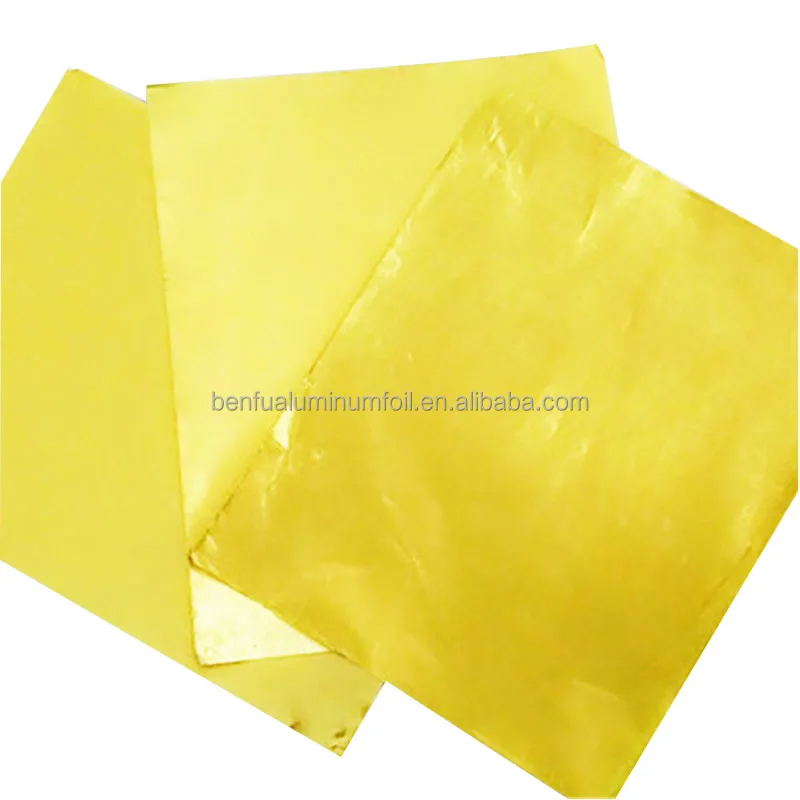 12 Micron Aluminum Foil Sheet Size 10 cm * 100 Sheets in One Bag