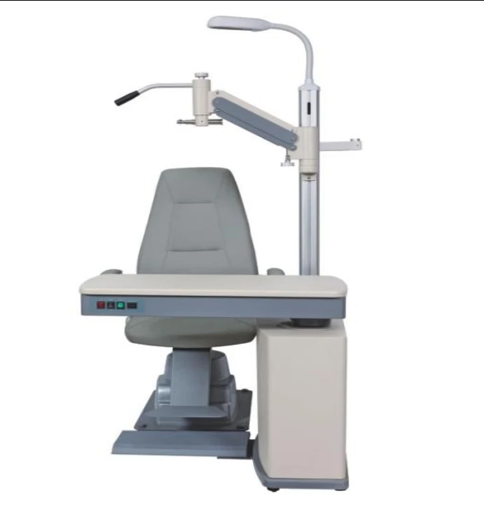 Rightway Brand 2023 new coming ophthalmic unit and chair stand for 2 instruments large table and chair WZ-400B-2