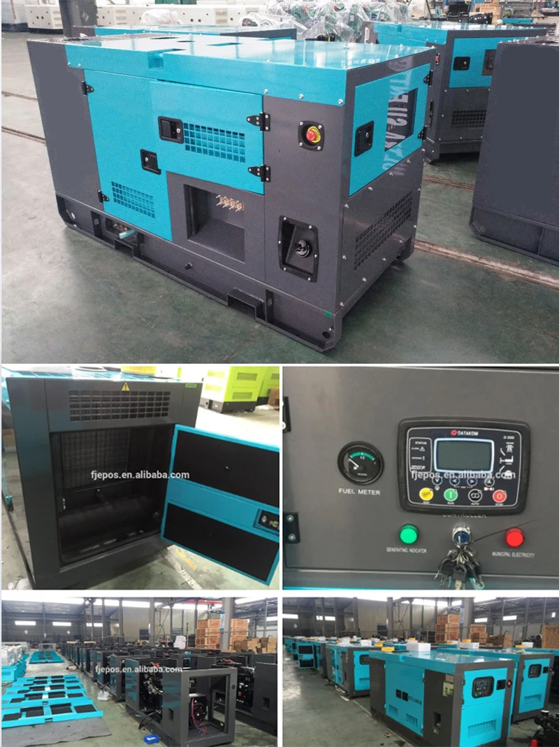 Genset 15 Kva 3 Phase Power Plant 15kw 15kva Silent diesel Generator 15 Kva