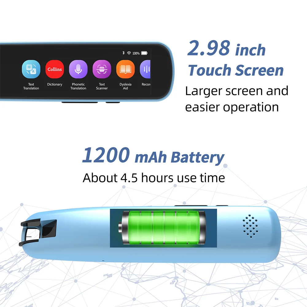 NEWYES Smart Fast Recognition Language Voice Translator Device Scan Online French English Arabic Scanner Translation Pen