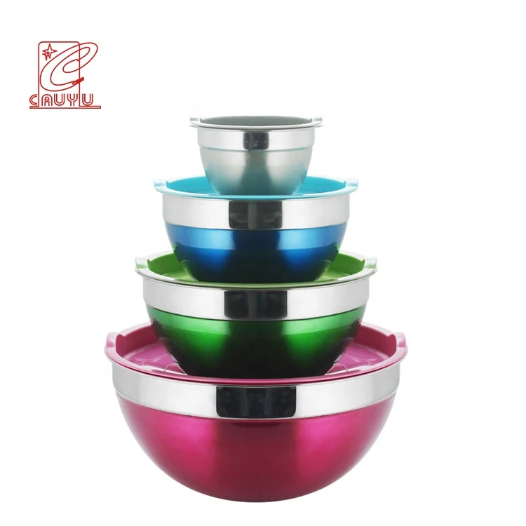 Color Dip Salad Bowl Set