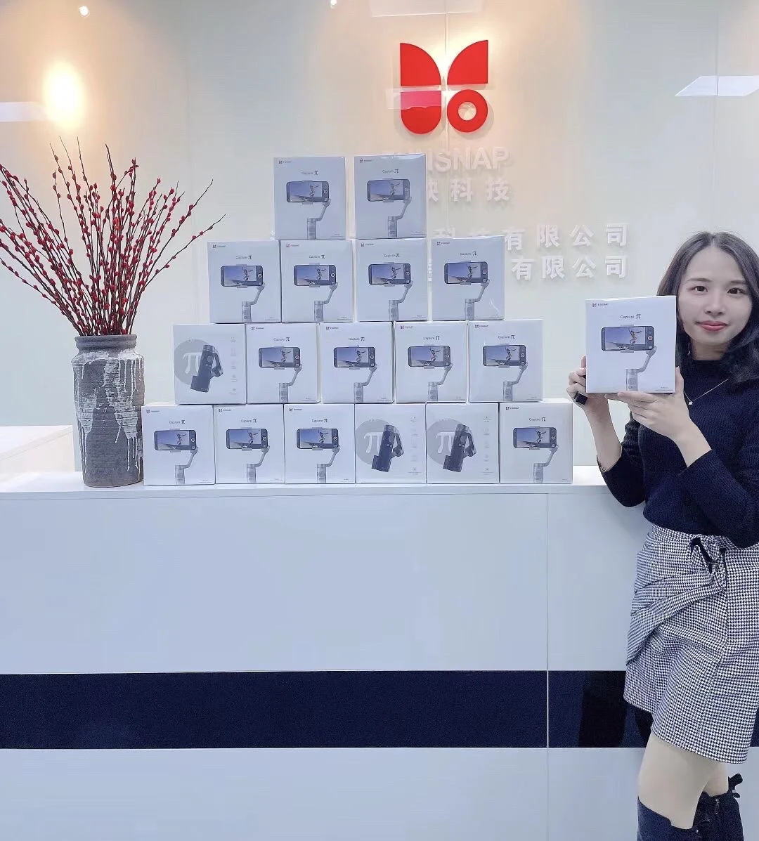 
Новый продукт Funsnap Capture ручной регулируемый складной стабилизатор Gimbal 