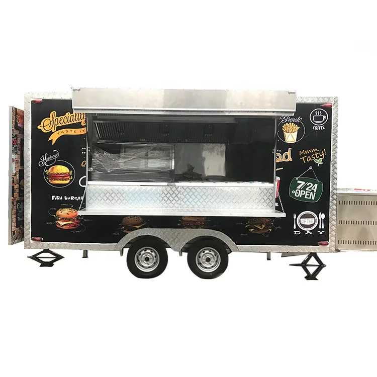 TUNE New Style Food Trucks Ice Cream Van Mobile Food Car Food Trailer Vintage for Sale