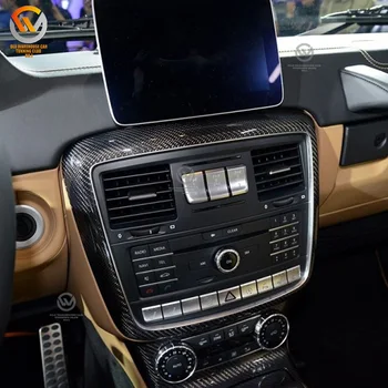 Carbon Fiber Dash Interior Trim Panel For 13~18 Mercedes W463 G Class G550 G63 AMG