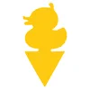 Pequeño pato amarillo