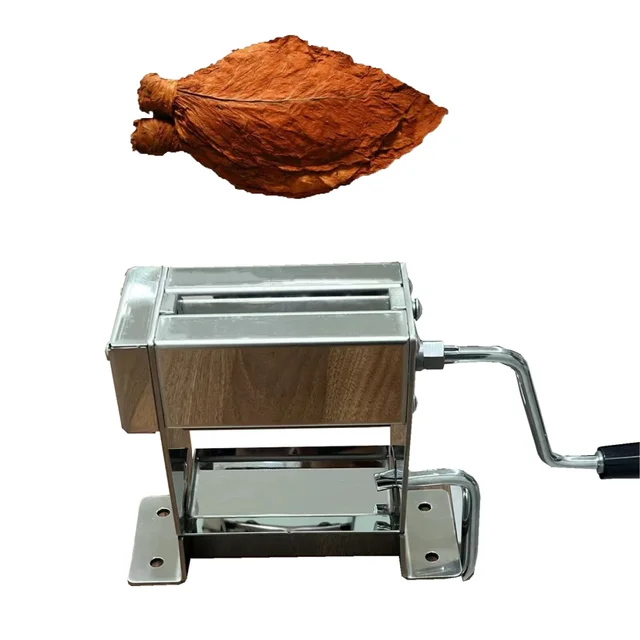 Factory Price SS410 Handle Rotate Exquisite Tobak Hand Machine Herb Cutter Tobacco Shredder