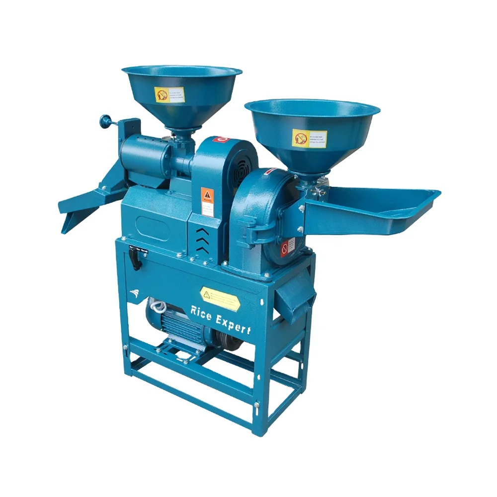 High Output Best Selling Auto Rice Mill Combined with Grain Powder Crusher Machine