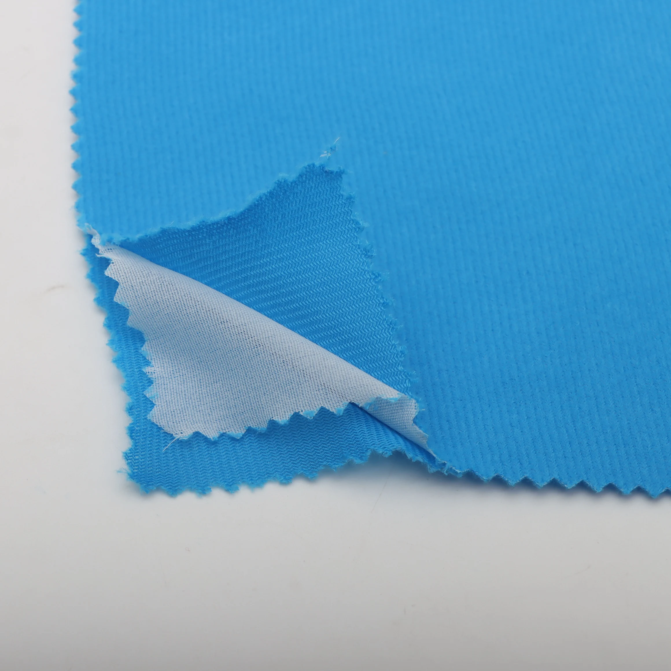 Anpassbarer Polyester-Mesh-laminierter Samtstoff, geeignet für Bekleidungsstoff/Sport-Schutzausrüstung/Atmungs-Armbandstoff