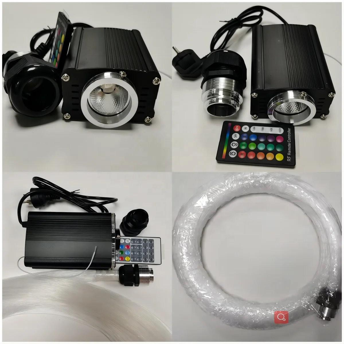 KINZ Wireless Voice Phone App Control Twinkle Starry Sky Ceiling Fiber Optic Light Starlight Headliner Kit  Star Ceiling Kit