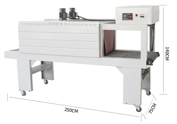 Полуавтоматическая упаковочная машина TF6540SA + BS5540M для герметизации и усадки втулок (тип втулки)