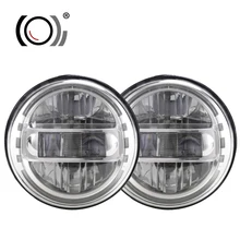 DOT E9 7 inch Headlight for  30W 60w Low High beam round led headlight for car