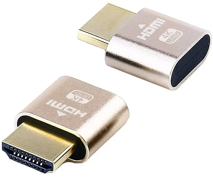 Connettore HDMI Dummy 4K 60Hz - Emulatore Monitor Virtuale EDID 1.4, Plug & Play Per GPU - Foto 1