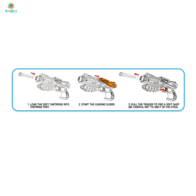 Soft EVA Bullet Blaster Gun Set with Darts Shooting Game Foam Toy Guns for Boys Kids Gifts