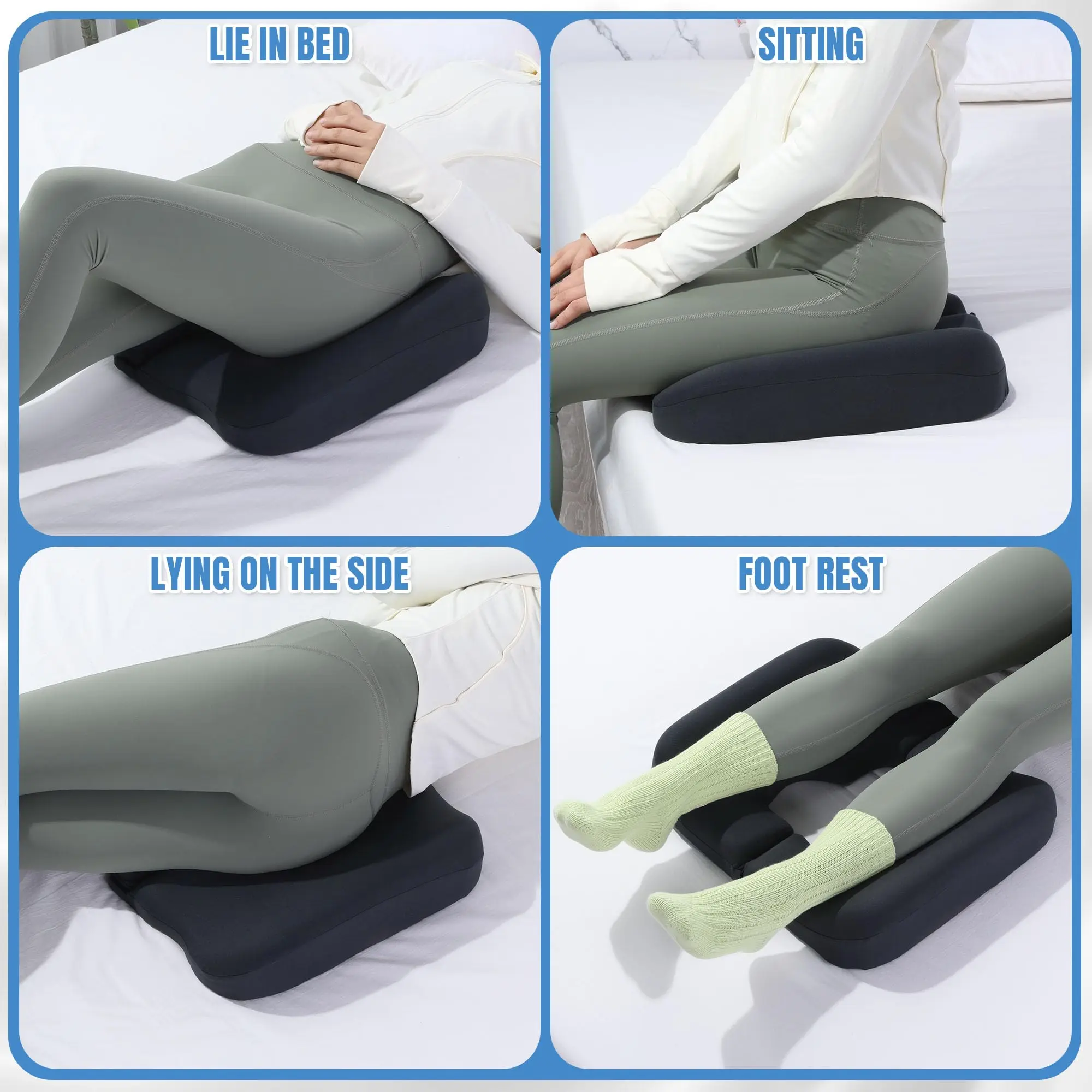 Wholesale Super Soft Coccyx Seat Cushion Ergonomic Memory Foam Lumbar Pillow & Buttocks Support Pillow for Sciatica/Pain Relief