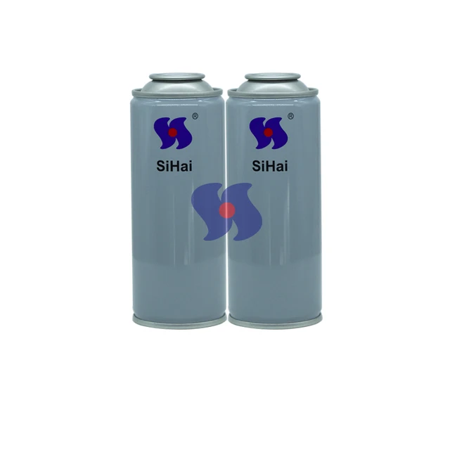 Tinplate 52X130mm CMYK Printing Custoimsed Tinplate Can Necked-in empty Spray Aerosol tin can