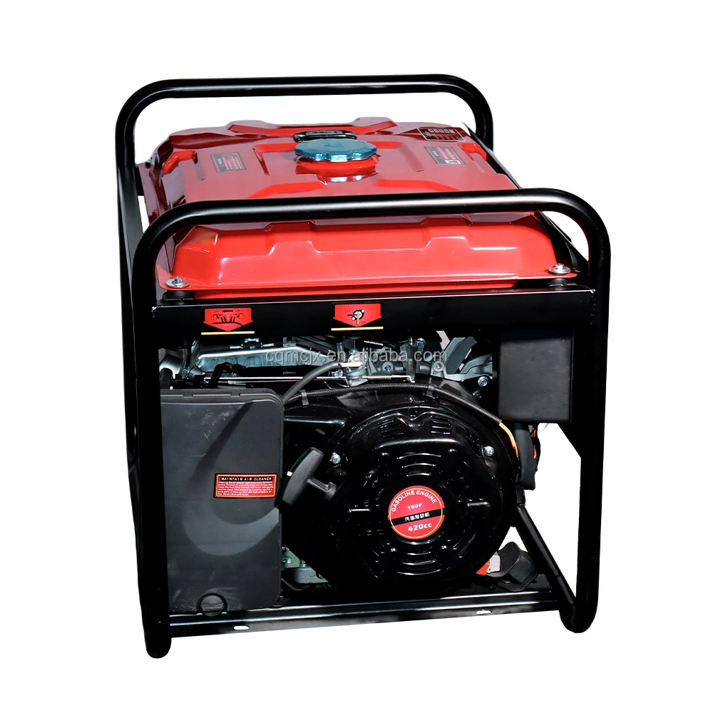 6.5kva 6.5kw 6500w 6500 Watts 50hz/60hz Gasoline Generators Electric Start Open Frame Petrol Generator Ac Generators factory