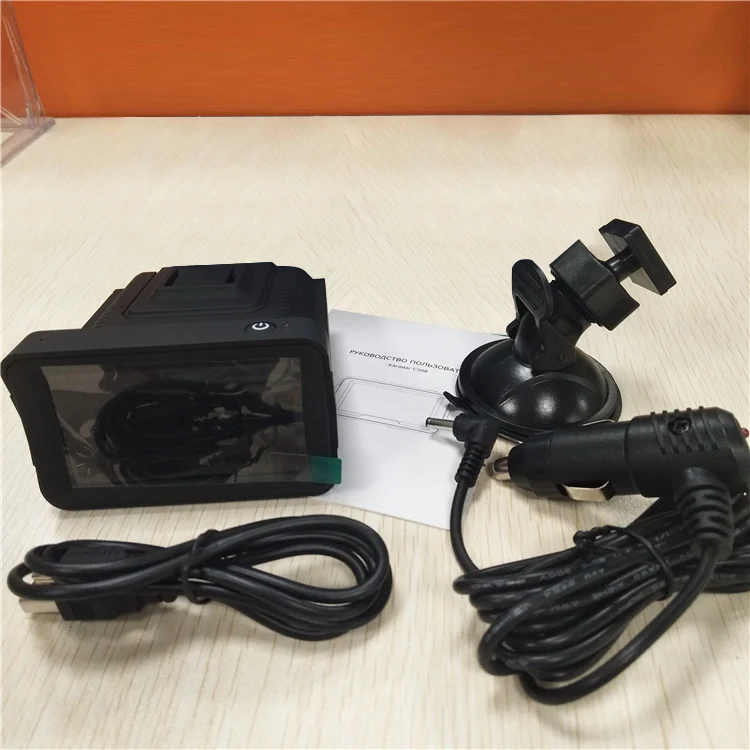 Combo 3 in 1 Car Dvr 1080p Car Gps and Anti radar Detector Signature Karadar K328sg