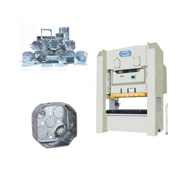 Automatic Electric Modular Junction Box Making Machine CNC Pneumatic Steel Metal Punching Metal Sheet Stamping Machine