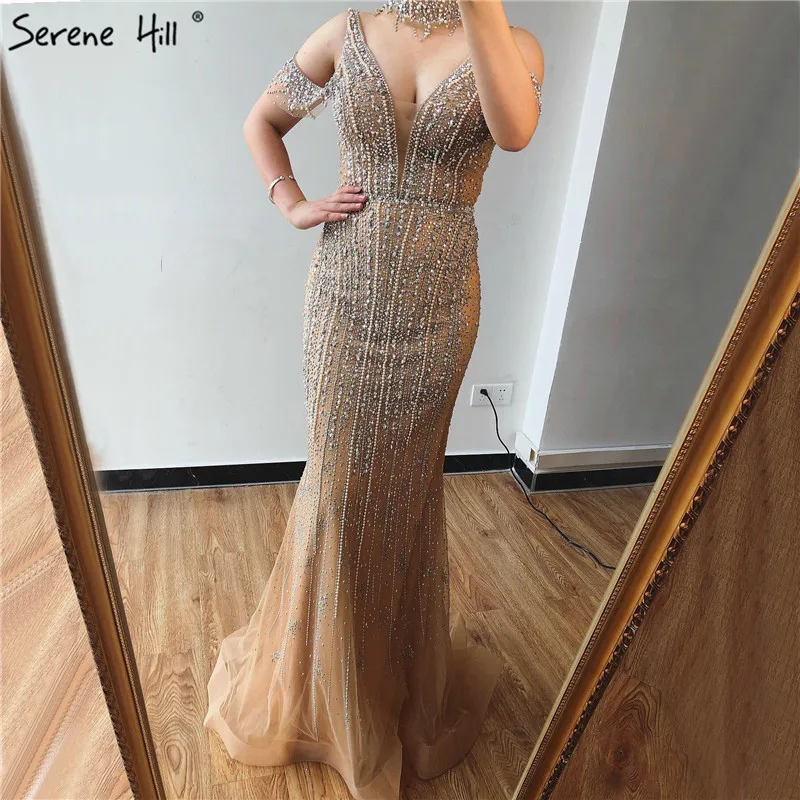 sachin and babi light blue dress Modecrush Backless Embroidered Champagne Gold Sequin Bodycon Evening Gown  Leely Beige : Premium Dresses : VogaCloset Bahrain
