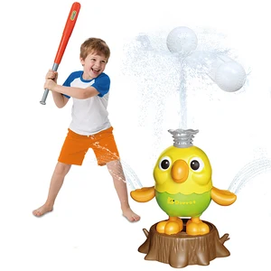 2 in 1 Indoor and Outdoor Water Game Physical Exercise Plastic Kids Baseball Bats Set