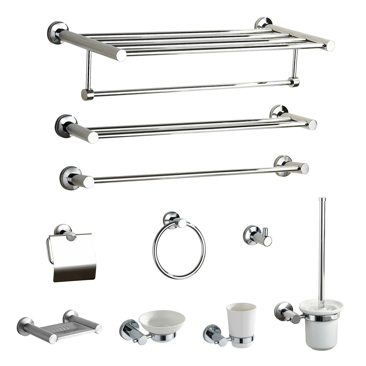 china cheap complete bathroom hardware stainless