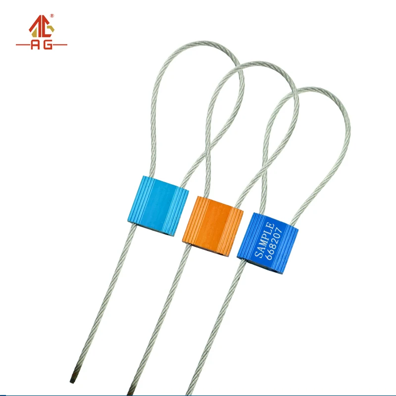 Free Samples Container Seal Lock Number Printed Security Wire Cable Seal