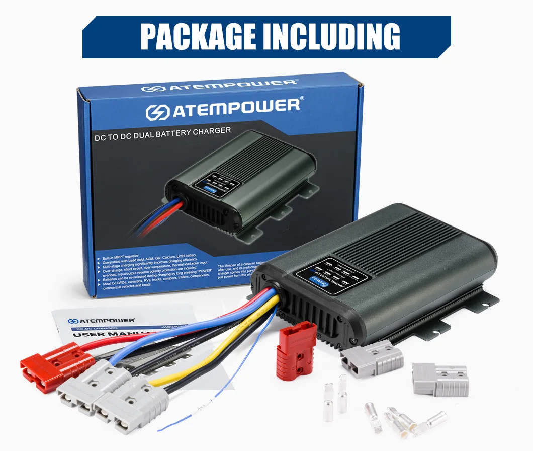 Atem Power 12v 25a Dc To Dc Onboard Battery Charger For Rvs Truck Boat