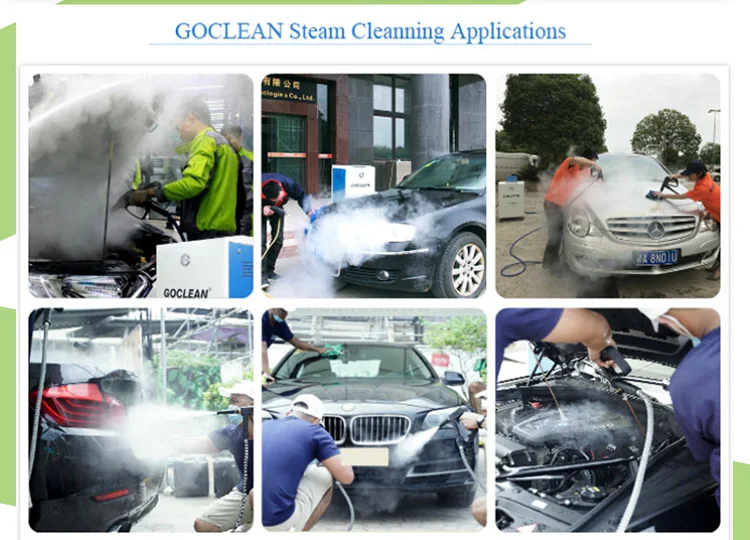 GOCLEAN 16 Bar Diesel Mobile Steam Car Wash Machine 6.0