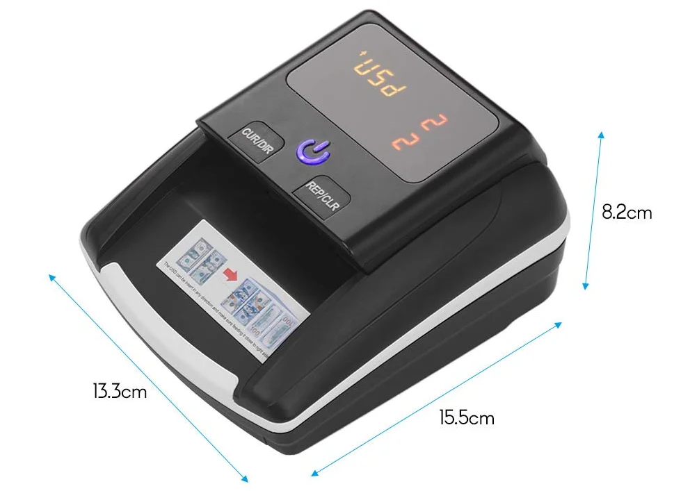 AL-130 EUR ECB Тестирование с usb-портом поддельных купюр детектор Примечание проверить