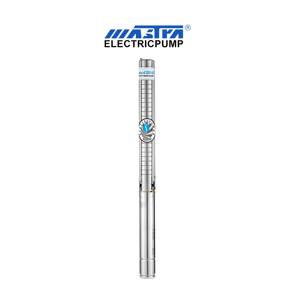 Центробежные глубоководные насосы Mastra 3 дюйма 1 5 л.с. кВт полностью из нержавеющей стали многоступенчатый погружной насос для бурения скважин