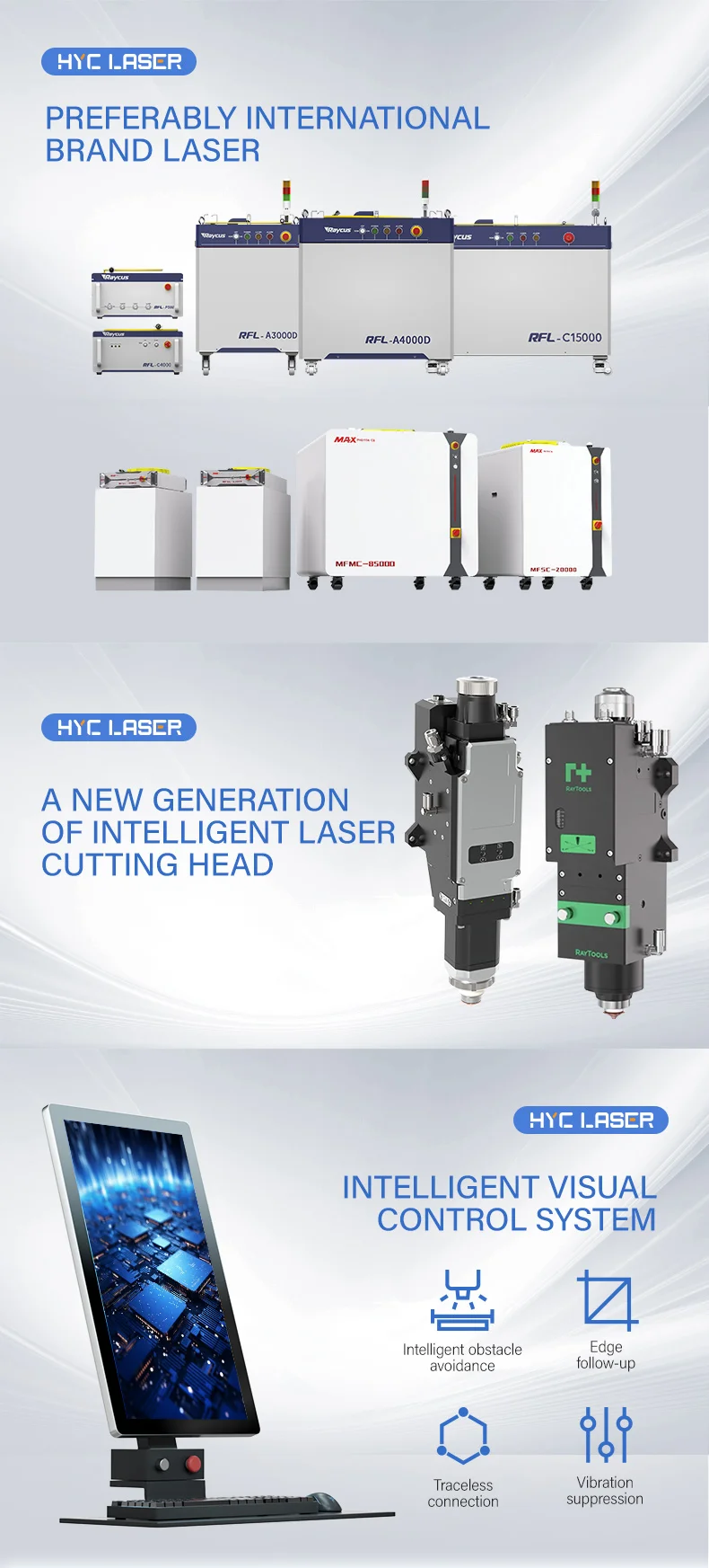 Powerful Multifunctional CNC Fiber Laser Cutting Machine for Metal AI ...