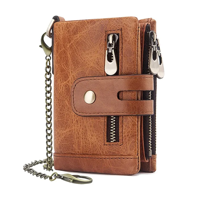 High Quality Luxurious Men's Vintage Short and Slim Wallets