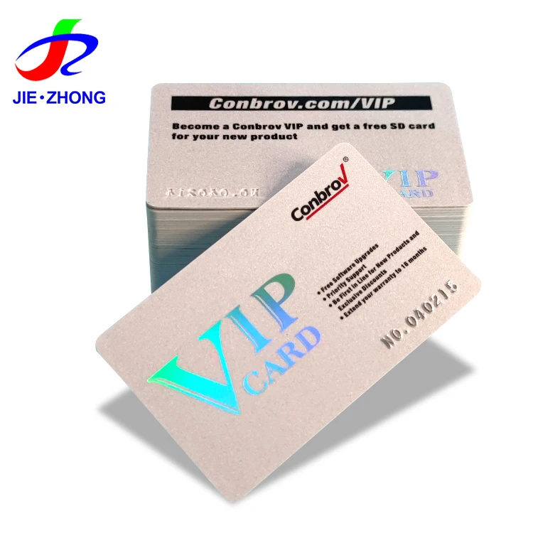 Bulk Custom Printing Luxury PVC Plastic RFID NFC Hologram ID Cards