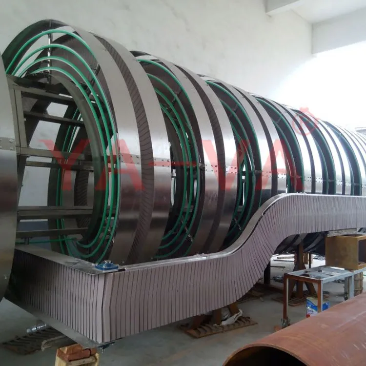 Spiral Conveyor System with Modular Belt