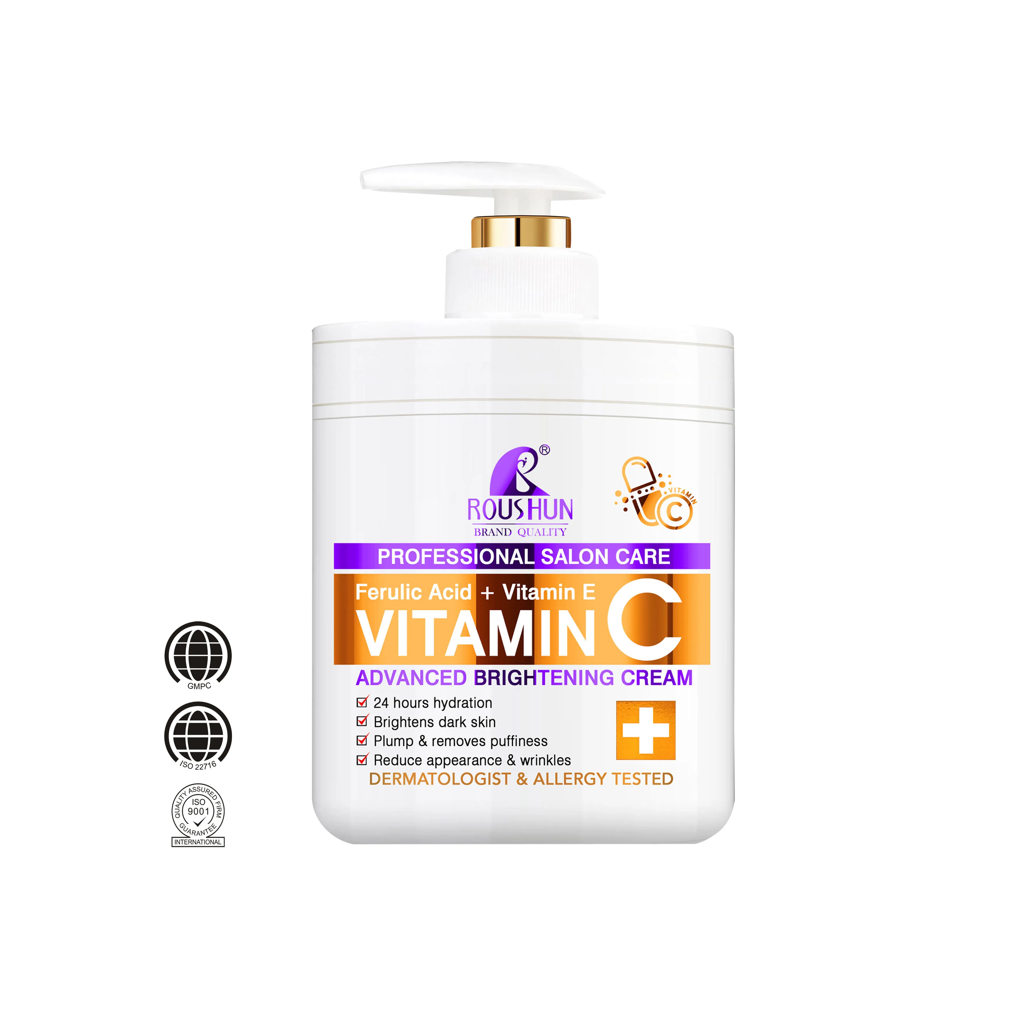Private Label Extra Whitening Body Lotion Professional Salon