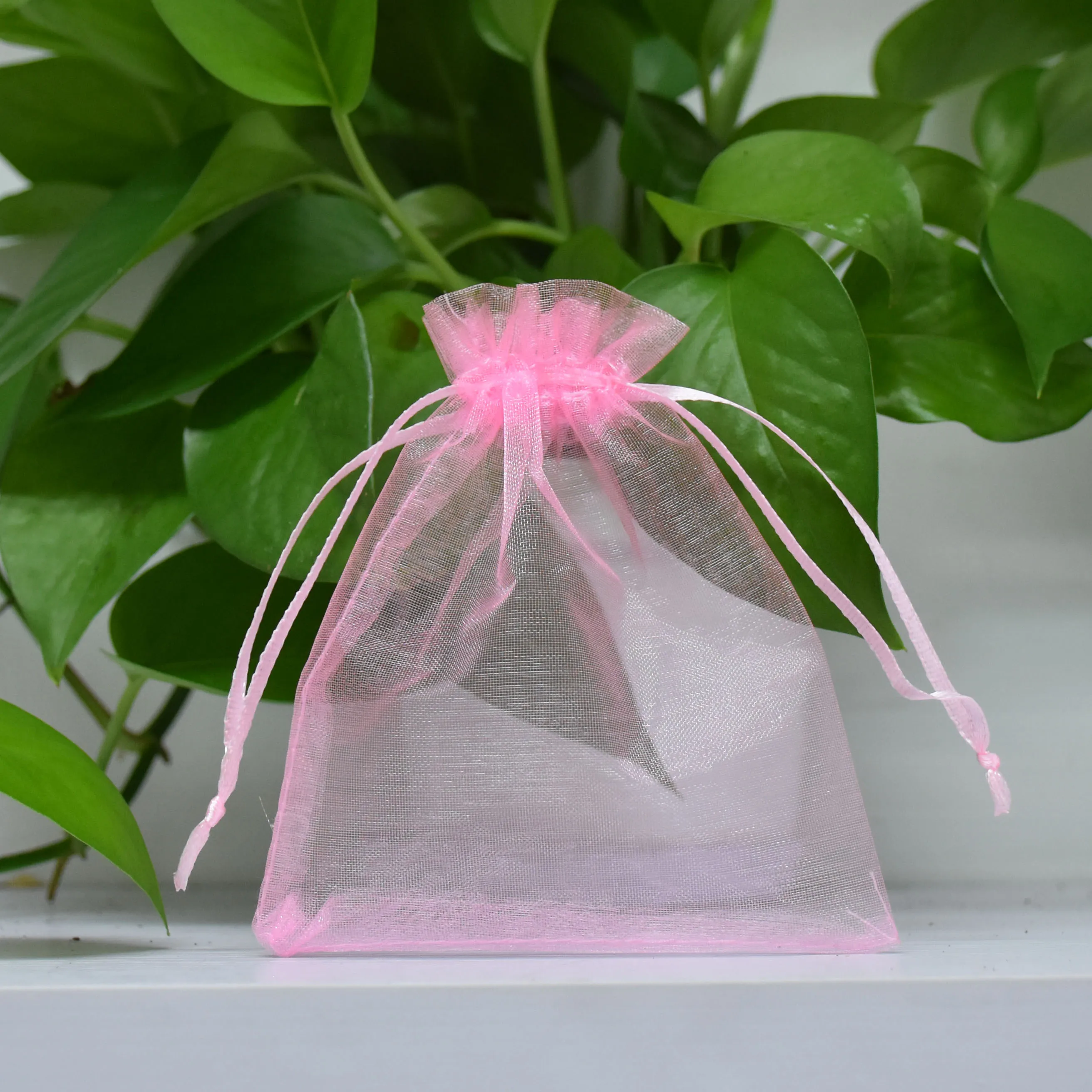 Details about   Pink Butterflies Jewelries Organza Bags Packaging Christmas Gifts Tulle Wrap New 