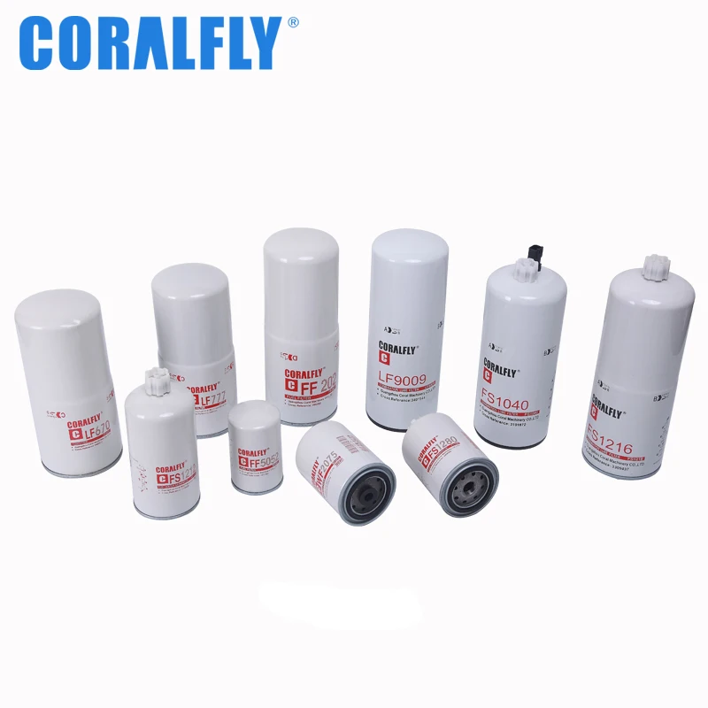 Coralfly Truck Oil Filter Lf3854 Lf368 Lf3487 Lf3363 Lf16029 Lf17515 ...