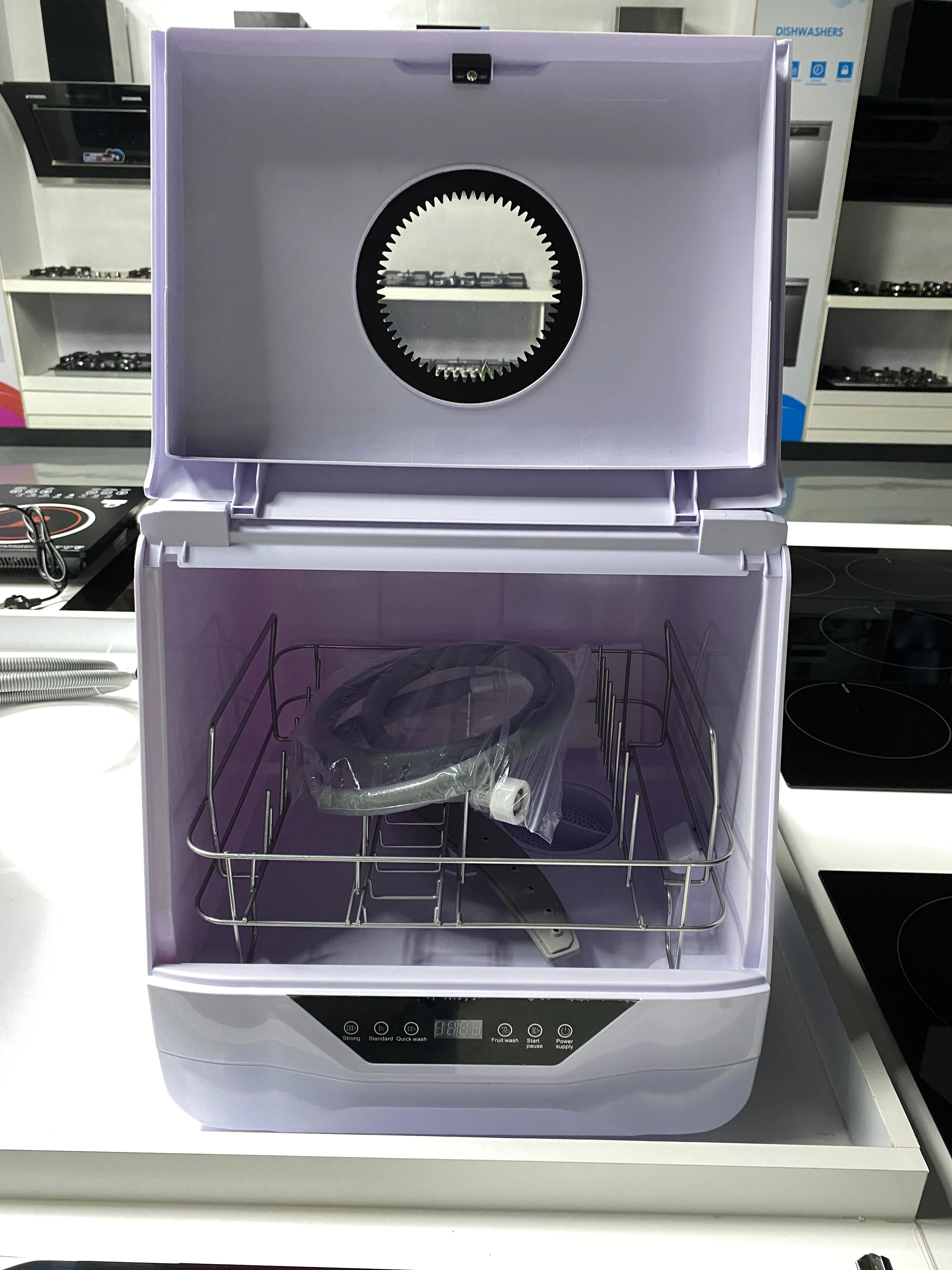 Mini Dish Washing Machine Large Capacity Portable and Movable Household  Free Installation Free Hand Desktop Dishwasher