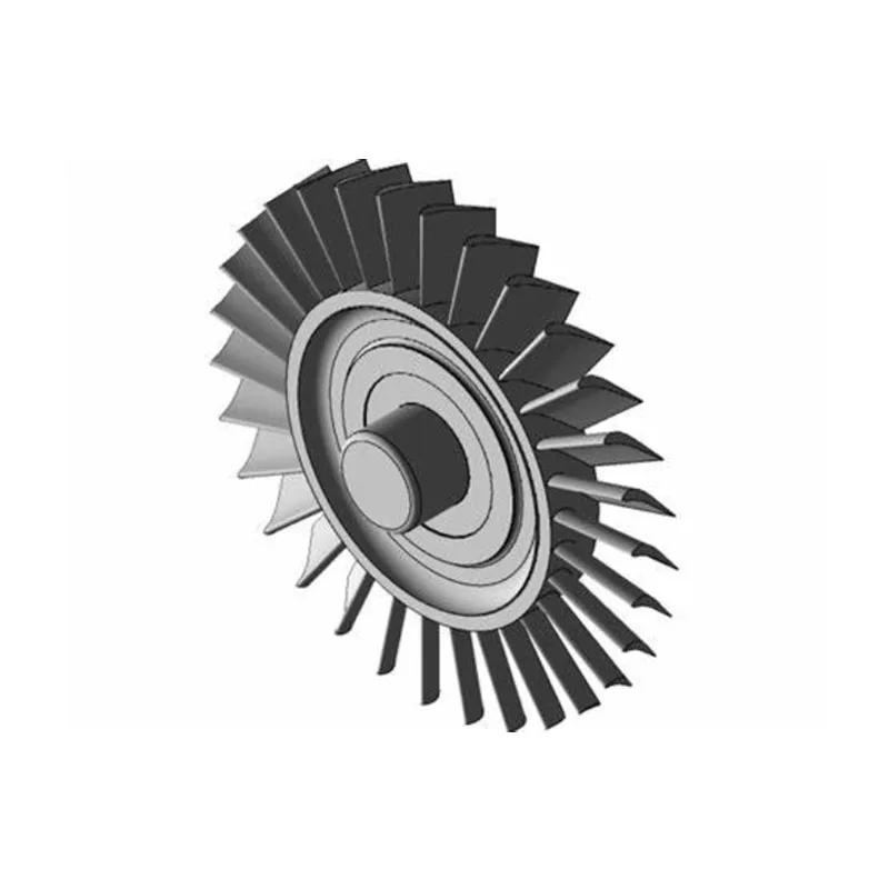 Inconel X-750  Customized Metal Titanium Nickel Based Alloy Turbine Wheel/ Disc/impeller  for GE Frame 15